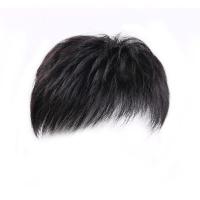 F4流星花园假发周渝民假发男士韩版帅气逼真短发男生假发COS头套 [补发块]黑色 送发网夹子