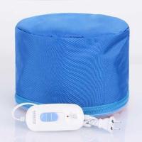 发膜护发帽三档头发护理电热帽染发烫发蒸汽焗油帽家用美发加热帽 宝蓝色 熔断保护功能