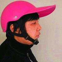 男女骑行电瓶车雨衣用防雨护脸雨帽防水护眼防风头盔遮脸晴雨头盔 红色晴雨盔 中号(54-56)