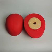 [手钩假发模特头塑料半头手钩假发头模织头发勾发套制作工具半头 红色手钩头模 仅头模