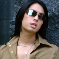 F4吴建豪同款男士假发 长假发韩版逼真蓬松斜刘海小品表演cos道具 黑色