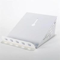 悬挂式电话托架 壁挂式置物架 金属商务办公桌挂件 收纳五金挂架 白色