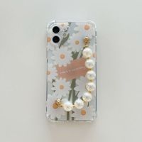 ins雏菊珍珠小米11/10/9/8青春版CC9透明Pro手机壳6X链条Mix3套SE 雏菊小珍珠链条-透明壳 小米11