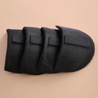 西装垫肩衣服外套防溜肩服装海绵肩衬加厚插片可拆卸免缝肩垫女 黑色2对 常规1厘米厚