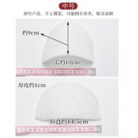 服装薄垫肩 弹力布棉肩衬海绵垫肩男女西服衬衫长裙礼服垫肩 肩棉-夏款中号 5对