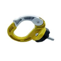 电动车挂钩铝合金踏板车电瓶车摩托车改装配件通用金属前置挂钩 O型挂钩白黄色(送安装工具)