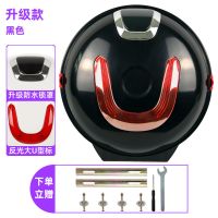 电动车后备箱通用爱玛雅迪台铃通用尾箱大号电瓶车储物立马后背箱 升级款(U型反光)-黑色(无烤漆)