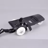 电动车助推器摩托车爆胎拖车器万向轮挪车辅助工具瘪胎骑行器神器 ABS款助推器