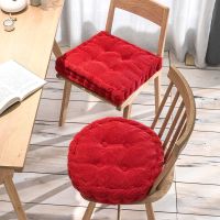 加厚坐垫学生办公室久坐地上班软屁垫屁股椅子垫凳子玉米粒座垫子 樱桃红 40*40cm(方形)厚度约8里米