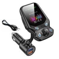 车载mp3播放器插卡蓝牙接收器免提电话音乐USB汽车用点烟器充电器 T819彩屏