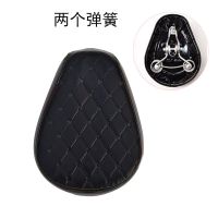 电动自行车坐垫鞍座软加大加宽通用减震防水座包座椅套电瓶车座子 两个弹簧