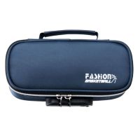 大容量笔袋小学生scp文具盒动漫简约铅笔盒初高中生密码锁文具袋 蓝色不带图