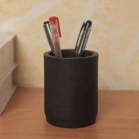 办公桌创意学生老板桌面复古高档办公室儿童古风励志毛笔笔桶收纳 无字款