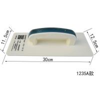 普联瑞通塑料抹子带网格板砂板 抹泥板沙板塑钢木哈 托灰板搓灰板 普联瑞通1253A平抹子(小号)