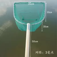 小眼抄网全套捞鱼抄鱼捕鱼网钓鱼网兜捞网鱼网鱼护抄网二合一超硬 柄长50厘米