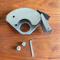 (角磨机加水防尘罩)开槽机改装罩双面雾化加水防水防尘开槽神器 不锈钢140-43 光罩子+滑轮