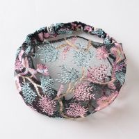 宽边发带女遮白发头箍韩国宽边时尚宽洗脸压发头巾头套发箍头饰女 粉色