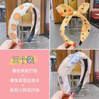 儿童发箍女童韩国公主头箍防滑蝴蝶结发卡可爱宝宝发饰小女孩头饰 金枝玉叶3件套