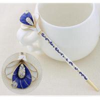 发簪古典青花瓷百搭盘发簪子简约时尚女拉丁舞表演民族风头饰 金色青花瓷