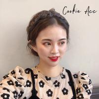 韩国新款头箍豹纹麻花辫发箍显发量多气质简约简单精致压发卡头饰 如图