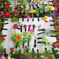 100个一包头上草卖萌神器小草豆芽发夹仿真植物发饰地摊景区热卖 20个装(20个款式)