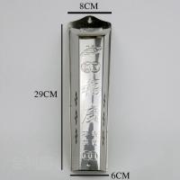 304不锈钢筷筒挂墙筷笼带盖子防虫防尘筷子笼壁挂式厨房餐具筷架 (中式直型)壁挂式