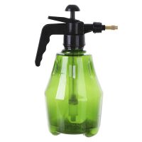 加厚浇花喷壶手动气压式喷水壶洒水壶园艺喷雾器花洒壶消毒喷壶 1.5升绿色