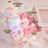 生日礼物送女姐妹实用简约加湿器香薰机闺蜜女生女孩子教师节礼物 [白色]简约加湿器[送贴纸精油滤芯] [自用装]单个加湿器