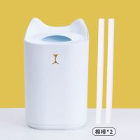智能加湿器大容量家用卧室静音净化空气大雾量香熏机学生办公室 [高雅白]一年质保 只换不修 大容量双喷款(送2支过滤棉棒)