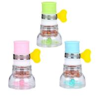 水龙头防溅水花洒过滤厨房面盆滤水器可旋转伸缩万向喷头过滤神器 1个装颜色随机(万能接口-有过滤款)