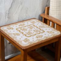 桌布防水防烫防油免洗正方形八仙桌台布欧式PVC塑料麻将桌盖布 金满堂-金[60X60]