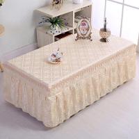 四季茶几桌布茶几布套加厚长方形茶几垫罩桌布布艺家用台布防尘罩 月华-黄色 宽50*长100*高40cm