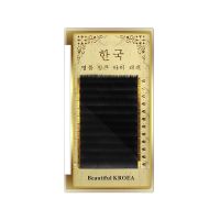 嫁接睫毛单根扁毛美睫店种植眼睫毛风吹动零触感哑光黑色柔软浓密 0.15粗度 婴儿弯 8长度