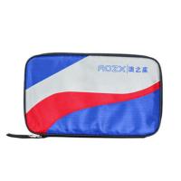 乒乓球拍套大容量便携带拍包球袋套可装3球葫芦拍套半圆方型保护 澳之星方拍套 蓝色