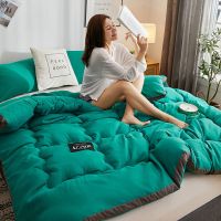 南方生活水洗棉冬被四季通用春秋被子宿舍双人加厚被芯单人夏凉被 绿如碧玉[ 可裸睡]79%喜欢 150x200cm[夏