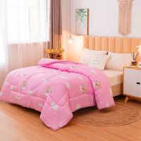 特价加厚保暖被子被芯8-10斤冬被春秋被单双人秋冬季学生宿舍被子 神奇小象-粉 110x150儿童秋冬被