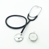仿真听诊器幼儿园宝宝小学生教具扮演医生护士过家家成人仿真道具 黑色