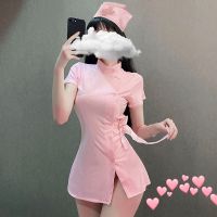 情趣内衣女极度诱惑调情超骚变态激情小胸夫妻用品高潮制服护士装 M码(80-100斤) 单套护士服
