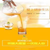 家用小型电动橙汁机原汁机橙子榨汁机橙汁榨汁机手压榨汁器果汁机 乳白色