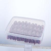 []保鲜盒厨房收纳盒家用冰箱水饺盒饺子盒馄饨盒点心盒 一盒一盖[送一层共二盒二盖]透明