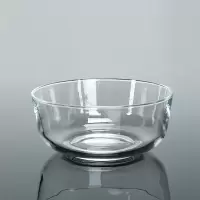透明沙拉碗玻璃茶洗水果盆大号茶碗杯洗加厚圆形笔洗茶具配件家用 1200ML玻璃茶洗加厚