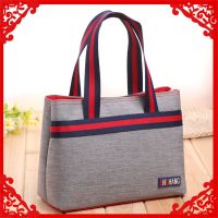 包包女2021新款外出手提包帆布妈妈包304050岁上班布包拎袋子女包 12073款--灰