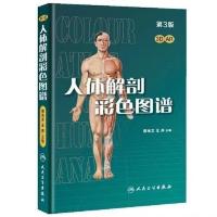 人体解剖彩色图谱第三版第3版解剖实用解剖局部系统解剖学无增值 人卫第三版人体彩色解剖图谱