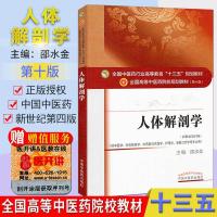 人体解剖学 教材书籍 第十10版 邵水金 全国高等中医院校十三五 正版