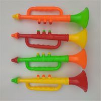 儿童玩具可吹的小喇叭宝宝塑料喇叭乐器唢呐玩具幼儿园活动小礼物 30厘米长小喇叭颜色随机发 一个