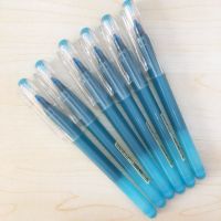 超时8633三棱笔杆中性笔0.5韩版大容量 考试学生办公用笔12支 8633三菱杆0.5mm蓝色12支