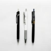 晨光优品按动速干中性笔ST尖椎黑色办公水笔子弹头签字笔0.5mm 组合款式 六支