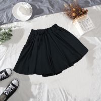 休闲套装女学生小个子短款露脐上衣女吊带打底背心裙裤三件套夏潮 短裙裤 单件 S [推荐55-80斤]