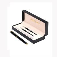 上海实业永生依金钢笔学生练字成人书法三件礼盒装弯尖美工笔 黑色套装[送英雄墨水1瓶]