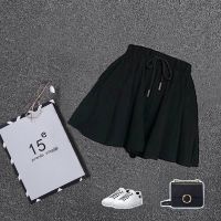 2021新款套装女学生韩版宽松时尚短袖上衣+吊带背心+短裙裤三件套 单裤裙 S 50-80斤以内